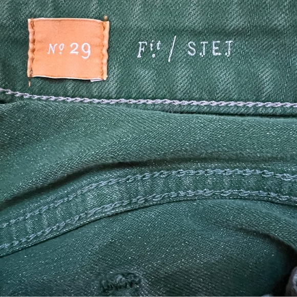 Anthropologie Pilcro and the Letterpress Green Women's Jeans Skinny Low Cut Stet - Picture 11 of 14